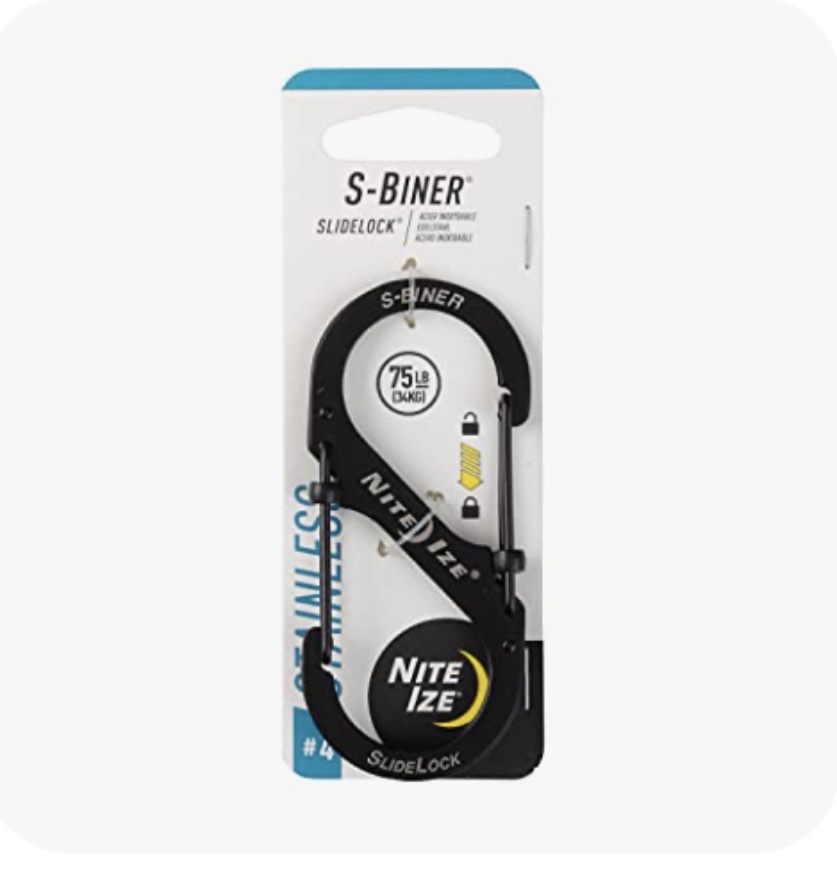 Nite Ize S-Biner SlideLock number 4 locking carabiner package